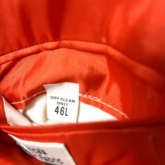 Vintage Orange sport coat Blazer Suit Jacket Hardwick Clothes Vintage - Picture 8 of 14